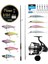 Pro Spin Seti Okuma Hakai Super Light Spin 8'0'' 243CM 7-28GR 2 Parça Olta Kamışı-Savage Gear Sgs8 4000 Fd 8+1bb Olta Makinesi 1
