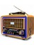 Ahşap Görünüm Nostalji Radyo,ledli Bluetooth Nostaljik Radyo 1