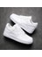 Nike Air Force 1 '07 Unisex Beyaz - Siyah Sneaker All White | Black - Klasik Deri Spor Ayakkabı 1
