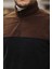 Yarım Fermuarlı Üç Renk Polar Sweatshirt 2