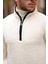 Yarım Fermuarlı Peluş Sweatshirt 2
