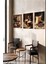 ☕ Ahşap Çerçeveli Mdf 3’lü Kahve Temalı Tablo Seti – 23X32 / 32X42 / 42X62 cm CRV1002 23 x 32 5