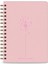 2026 Spiralli A5 Haftalık Ajanda – Kir ve Suya Dayanıklı Sert Kapak - Pembe 4
