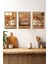 🌞 Good Morning Neşesi – 3’lü Mdf Uv Baskılı Sevimli Kahve Tablo Seti (3 Ebat Seçeneği) CRVS1022 13 x 17 4