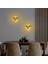 Kuş Figür Modern Led'li Aplik Parlak Gold, Ambiyans Tekli Duvar LED Aydınlatma 3000K Sarı Işık PACALI-13503-M 2