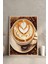 ☕ Latte Sanatlı Kahve Çekirdeği Temalı 3'lü Ahşap Çerçeveli Tablo Seti – Mdf Zemin CRV1008 32 x 42 4