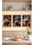 ☕ Kahve Temalı 3'lü Mdf Çerçeve Görünümlü Tablo Seti - 13X17 | 21X30 | 30X40 cm CRVS1014 13 x 17 1