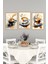 ☕ Kahve Tutkunlarına Özel Çerçeve Görünümlü 3’lü Tablo Seti CRVS1004 13 x 17 5