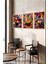 🎨 Renklerin Enerjisi – 3’lü Mdf Uv Baskılı Kahve Temalı Tablo Seti (3 Ebat Seçeneği) CRVS1018 13 x 17 5