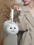 Bear & Deer Pelüş Kedi Şeklinde El Çantası – Beyaz - BD-CAT006 1