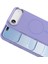 Apple iPhone 17 Air Kılıf M-Safe Şarj Özellikli Metal Kamera Çerçeveli Zore Edi Silikon Kapak - Lila 1