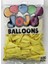 Balon Düz 12inc(Jojo Balloons)Makaron Sarı Vanilya PK:100 2