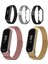 Xiaomi Mi Band 8 / 9 / 10 Milan Metal Hasır Kordon 2