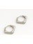 White Gold Plated Mini Classical Hoop Küpe 1
