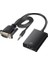 G-537K VGA To HDMI Çevirici Adaptör 3.5 mm Ses Girişli 1