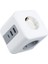 VE-23089 2x USB 1x Type-C 3'lü Çocuk ve Termal Korumalı Grup Priz 3