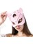 Mulvxbrf BRF02 Deri Pembe Kedi Maske Kelepçe Kırbaç Seti ( 3'lü Set) (Mulvix) 2