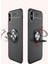 iPhone Xs Max Kılıf Range Yüzüklü Silikon - Siyah-Kırmızı 4