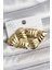 Bfs 316 Çelik Gold Renk Işlemeli Üçgen Model Kadın Küpe 1