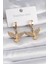 Bfs 316L Çelik Gold Renk Zirkon Taşlı Anka Kuşu Model Kadın Küpe 1
