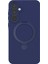Samsung Galaxy A55 5g Regal Magsafe Standlı Kapak - Lacivert 2