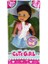 Cute Girl Beyaz Köpekli ve Kumral Mini Bebek 1