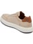 Bej Hakiki Nubuk Deri Erkek Sneaker - E24I1AY56807-B23 6