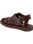 Kahve Hakiki Deri Erkek Sandalet - E24Y1SN56793-A24 10