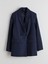 Yeni Sezon Çizgili Kadın Blazer Ceket 1