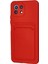 Xiaomi Mi 11 Lite Kılıf Kelvin Kartvizitli Silikon - Kırmızı 3