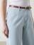 Yeni Sezon Beli Kemerli Wideleg Kadın Jean Pantolon 3