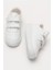 Çocuk Sneaker Spor Ayakkabı Beyaz Suni Deri Düz Taban Erkek Çocuklar İçin 7