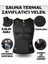 Vücut Şekillendirici Termoform Yelek Terleme Bel Sırt Karın Spor Korsesi Fermuarlı Sauna Yelek M-L-XL Beden uyumlu 6