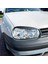 Vw Golf4 Mk4 Iv Için 1997-2005 Karbon Fiber Ön Far Kapağı Garnitür Strip Kaş Kaplama Çıkartma (Yurt Dışından) 5