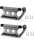 2pcs Bisiklet Çatal Montaj Bisiklet Kamyonu Yatak Çatı Bisiklet Raf Bisiklet Blok Kamyon Montaj Kamyon Suv Römork Yol Bisikleti, Gri (Yurt Dışından) 5
