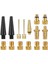 15 Pcs Şişman Pompa Nozul Kiti Presta Schrader Valf Tüp Bisiklet Valf Valf Adaptörleri Yol &amp; Mtb ve Fixie Bisiklet Lastik Pompası (Yurt Dışından) 1