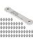 Muqzi 50PCS Pedal Cıvataları Mtb Yol Bisiklet Pedalı Sabit Vida Saplamaları Kıvrık Olmayan Pin Pedalları Anahtar Aracı ile Parçalar (Yurt Dışından) 1