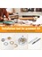 100 Set 1/4 Inç Grommet Kit Gromets Gözetleri 3 Adet ile Takım Kiti Takma Kiti, 2 Renk (Yurt Dışından) 5