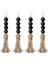 Closet Art Craft Farmhouse Rustik Ahşap Boncuk Çelenk Ev Dekoru Asılı Çekmece Knob Hediye Kolye Kapı Tassel (Yurt Dışından) 1
