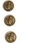 20PCS Çinko Alaşım Düğmeleri At Başı Oyulmuş Yuvarlak Bronz Tonu 15MM (5/8 Inç) Çap. (Yurt Dışından) 3