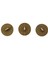 20PCS Çinko Alaşım Düğmeleri At Başı Oyulmuş Yuvarlak Bronz Tonu 15MM (5/8 Inç) Çap. (Yurt Dışından) 4