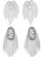 4 Adet Kristal Saçak Epaulets Saçak Omuz Takılar Rhinestone Omuz Tabağı Giyim Epaulets Dekor, (Gümüş) (Yurt Dışından) 1