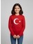 Çoçuk Erkek-Kız Ay Yıldızlı Türk Bayraklı Uzun Kollu Kırmızı-Beyaz T-Shirt 4