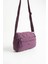 Yumuşak Dokulu Ultra Hafif, Esnek ve Su Geçirmez Polyamid Kumaş Omuz Çantası Mor Model: (571-13-14C) 8