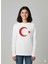 Çoçuk Erkek-Kız Ay Yıldızlı Türk Bayraklı Uzun Kollu Kırmızı-Beyaz T-Shirt 4