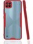 Realme C11 2021 Kılıf Platin Silikon - Kırmızı 1
