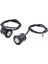 2pcs LED Kartal Göz Yedekleme Lambası Sis Sürüş Lambası Araba Motosiklet Beyaz Işık 9W Siyah (Yurt Dışından) 1