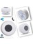 Su Geçirmez Mini Bluetooth Duş Hoparlörü 10 W Beyaz Renkli Kullanım Kolaylığı 10