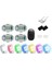 Strobe Light Motosiklet LED Flaş Flaş Anti-Collacion Uyarı Işık Araç Bisikleti Su Geçirmez Kablosuz Uzaktan Kumanda, 4 Pc (Yurt Dışından) 1