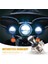 H4 Motosiklet 3030 LED Hi-Lo Far Far Kafası Işık Lambası Ampul 6500K 12-24V (Yurt Dışından) 4